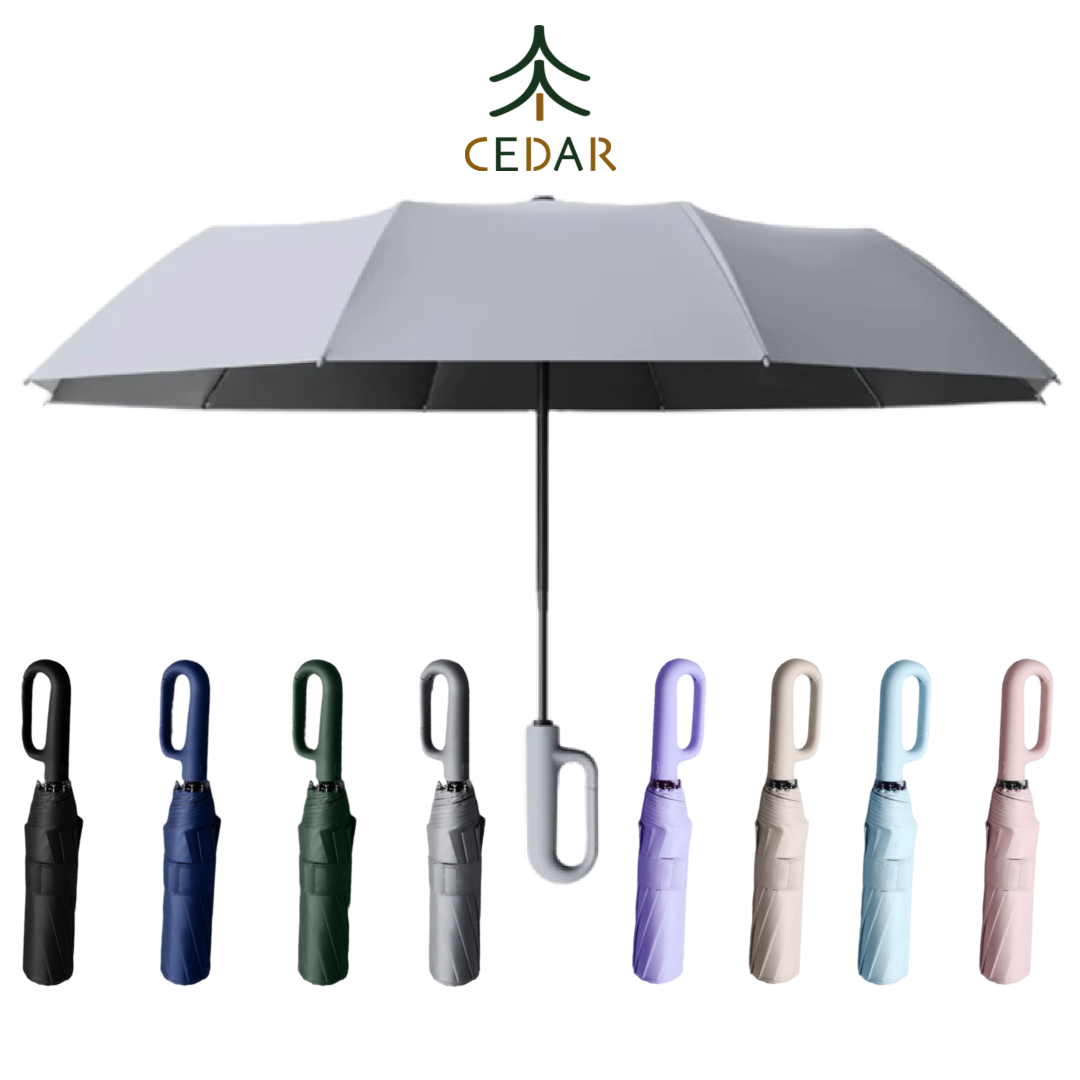Cedar® Ring Buckle Umbrella - 20 spokes, Double Strength, Wind & UV Resistant