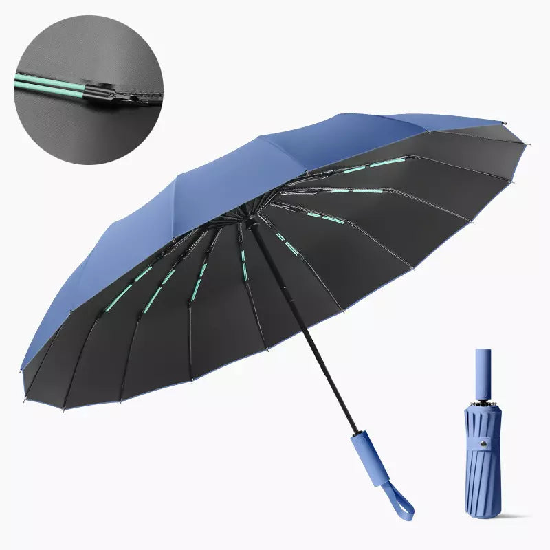Cedar® Premier foldable Umbrella 32 spokes Extra Strength Automatic UV Protection