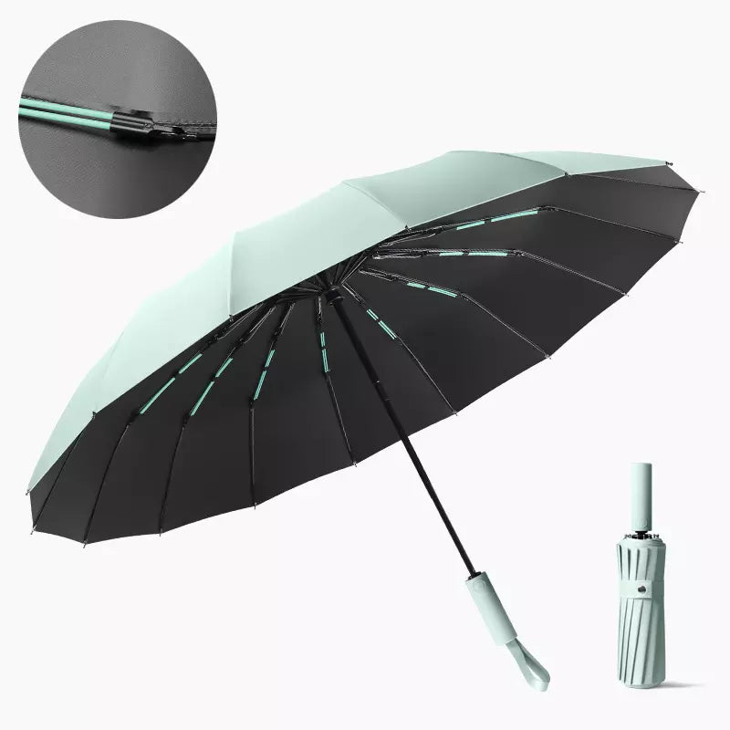 Cedar® Premier foldable Umbrella 32 spokes Extra Strength Automatic UV Protection