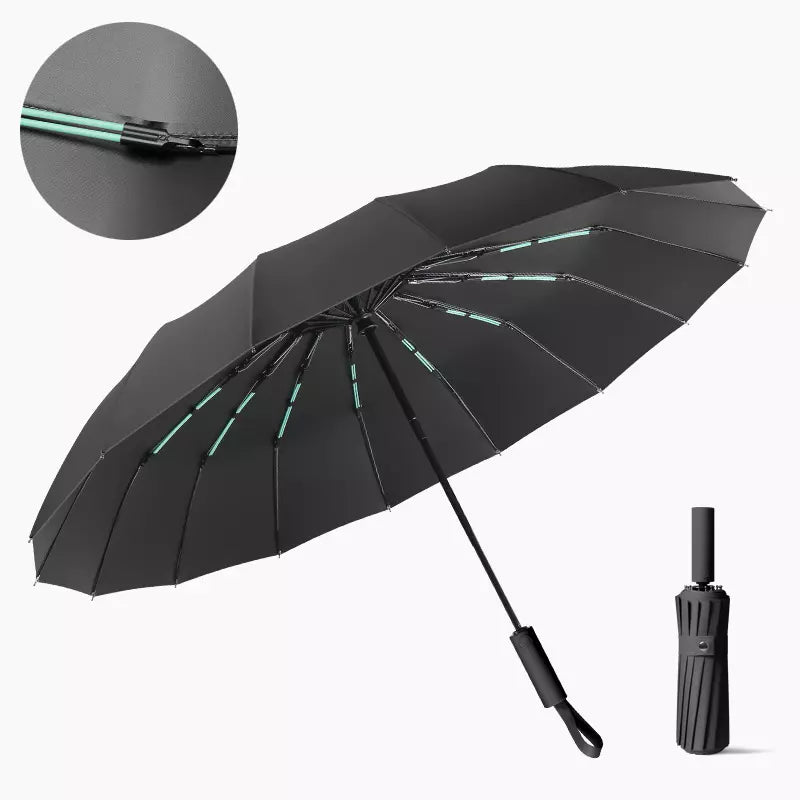 Cedar® Premier foldable Umbrella 32 spokes Extra Strength Automatic UV Protection