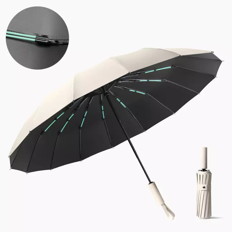 Cedar® Premier foldable Umbrella 32 spokes Extra Strength Automatic UV Protection