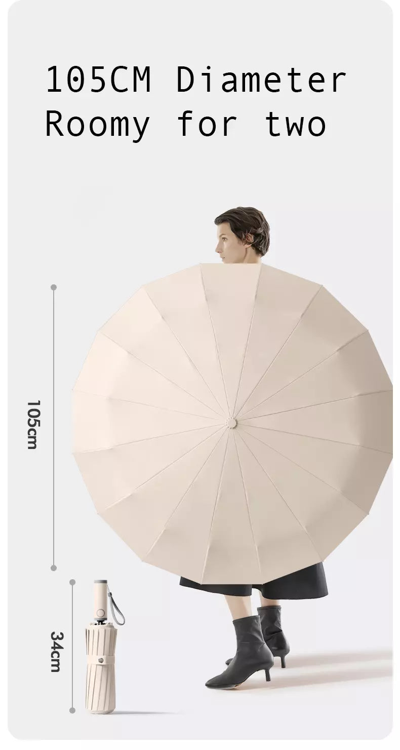 Cedar® Maxi Strength foldable Umbrella 112 spokes Storm Resistant