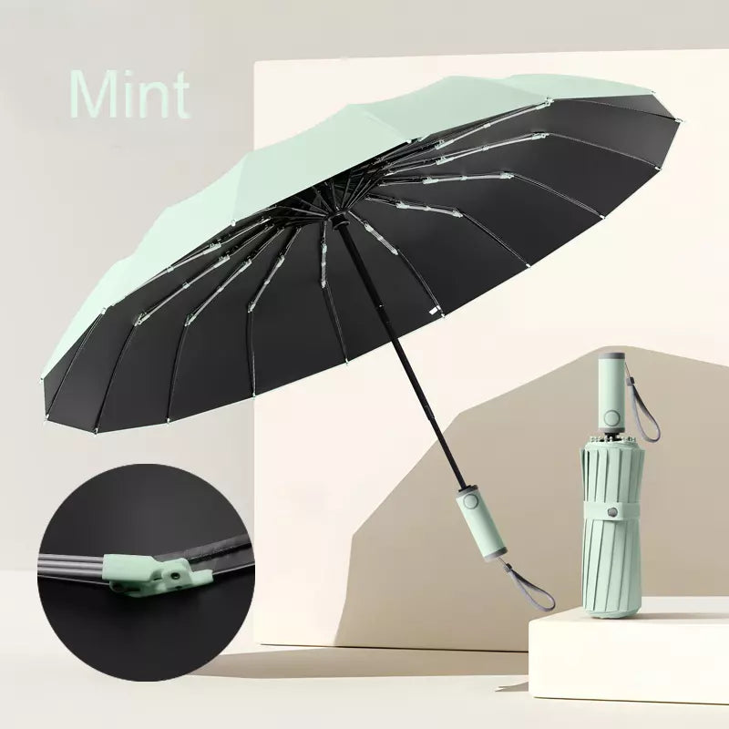 Cedar® Maxi Strength foldable Umbrella 112 spokes Storm Resistant