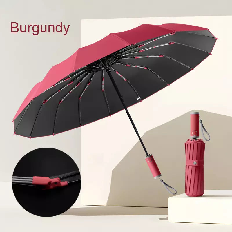 Cedar® Maxi Strength foldable Umbrella 112 spokes Storm Resistant