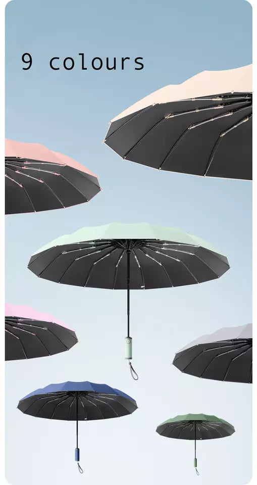 Cedar® Maxi Strength foldable Umbrella 112 spokes Storm Resistant